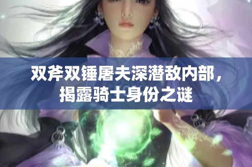 双斧双锤屠夫深潜敌内部，揭露骑士身份之谜