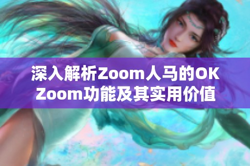 深入解析Zoom人马的OKZoom功能及其实用价值