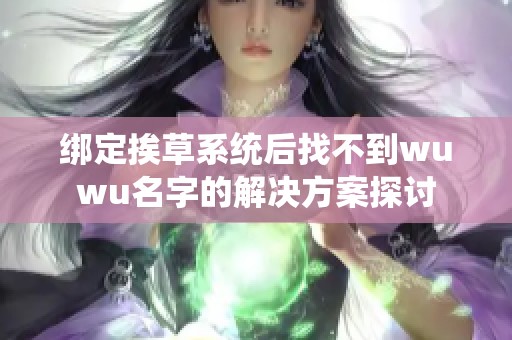 绑定挨草系统后找不到wuwu名字的解决方案探讨