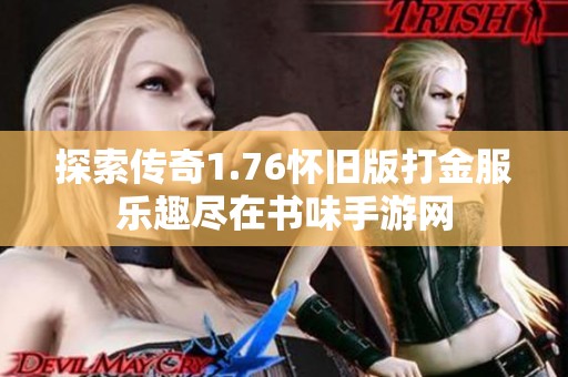 探索传奇1.76怀旧版打金服乐趣尽在书味手游网