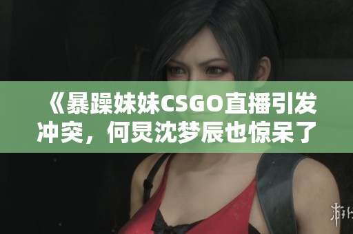 《暴躁妹妹CSGO直播引发冲突，何炅沈梦辰也惊呆了》