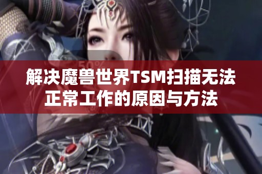 解决魔兽世界TSM扫描无法正常工作的原因与方法