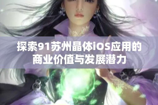 探索91苏州晶体iOS应用的商业价值与发展潜力