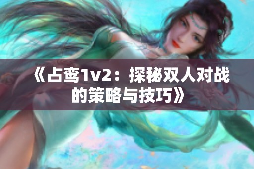 《占鸾1v2：探秘双人对战的策略与技巧》