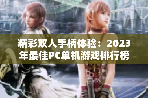 精彩双人手柄体验：2023年最佳PC单机游戏排行榜推荐