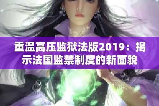 重温高压监狱法版2019：揭示法国监禁制度的新面貌