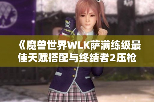 《魔兽世界WLK萨满练级最佳天赋搭配与终结者2压枪设置攻略》