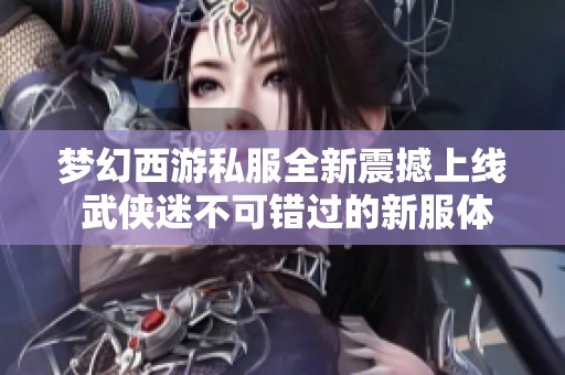 梦幻西游私服全新震撼上线 武侠迷不可错过的新服体验