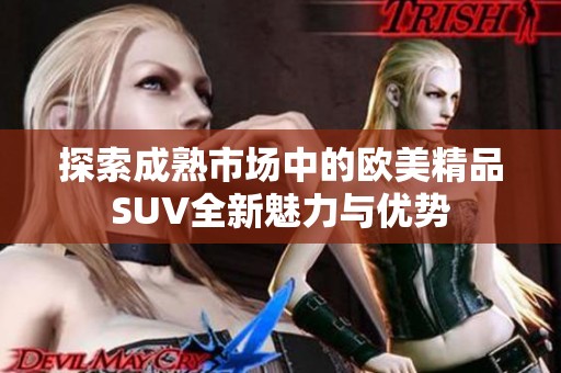 探索成熟市场中的欧美精品SUV全新魅力与优势