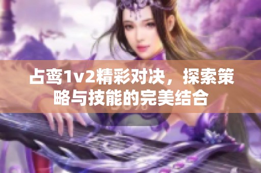 占鸾1v2精彩对决，探索策略与技能的完美结合