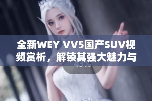 全新WEY VV5国产SUV视频赏析，解锁其强大魅力与性能