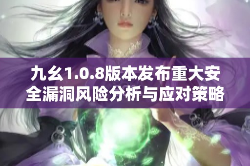 九幺1.0.8版本发布重大安全漏洞风险分析与应对策略