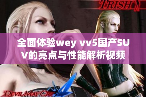 全面体验wey vv5国产SUV的亮点与性能解析视频